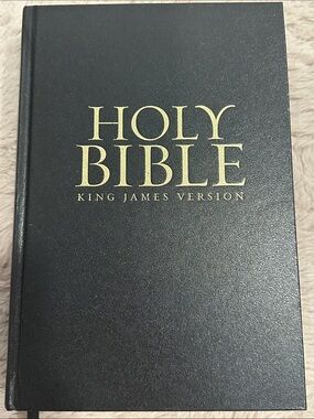 Holy Bible King James Version Black Hardcover - Unbranded